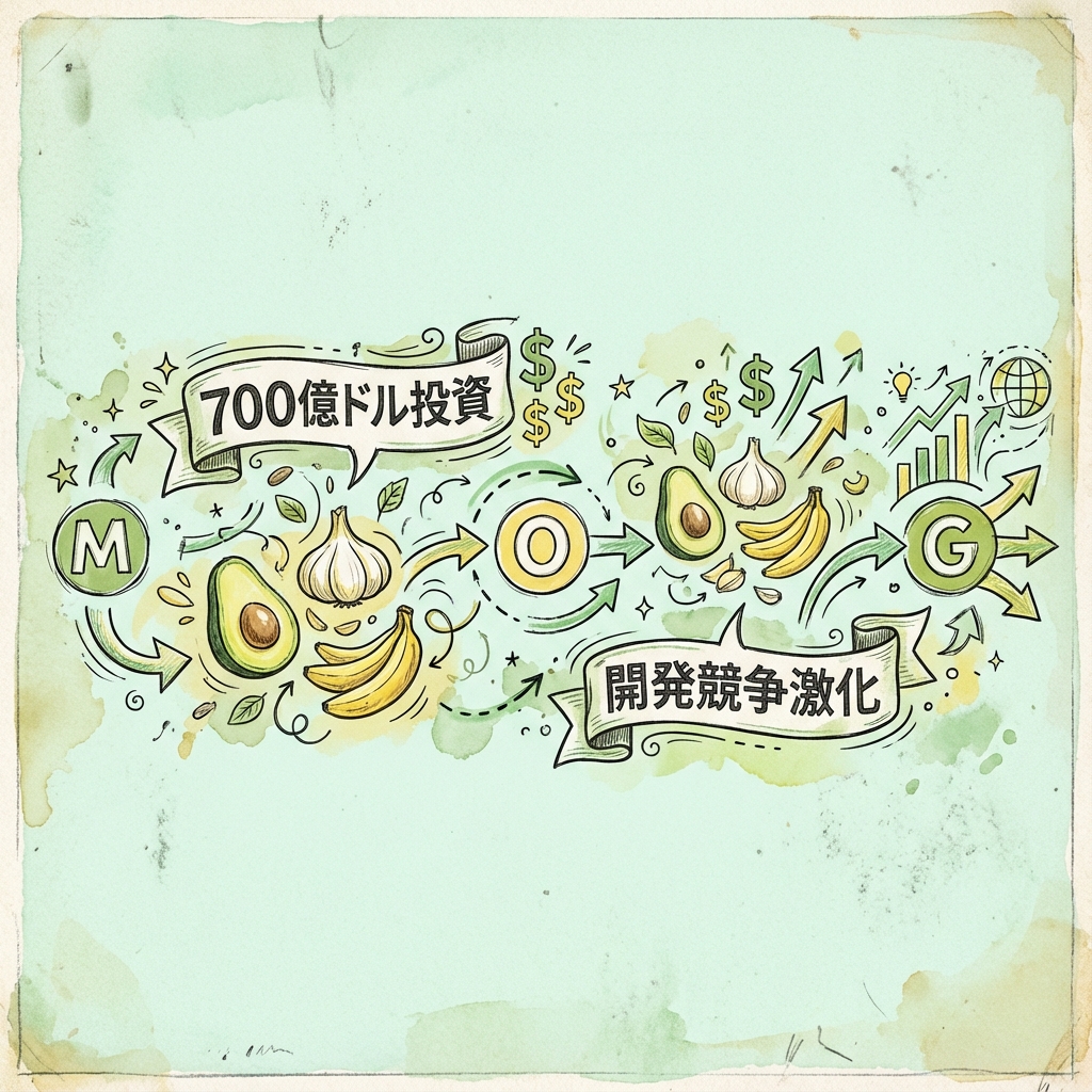 AI開発競争と巨額投資