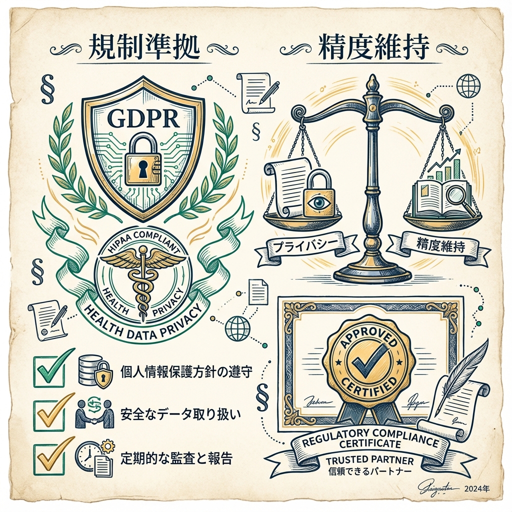 プライバシー規制と精度のバランス