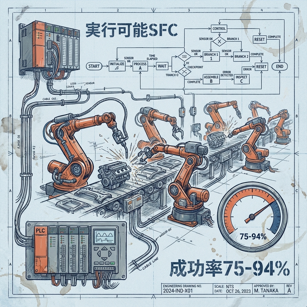 製造ラインとSFC成功率の可視化