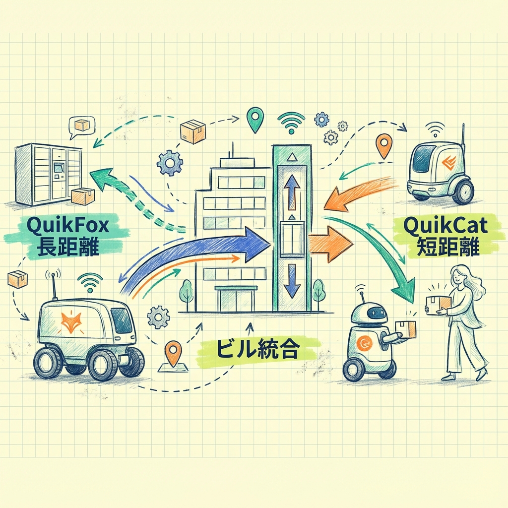 QuikBot配送エコシステム