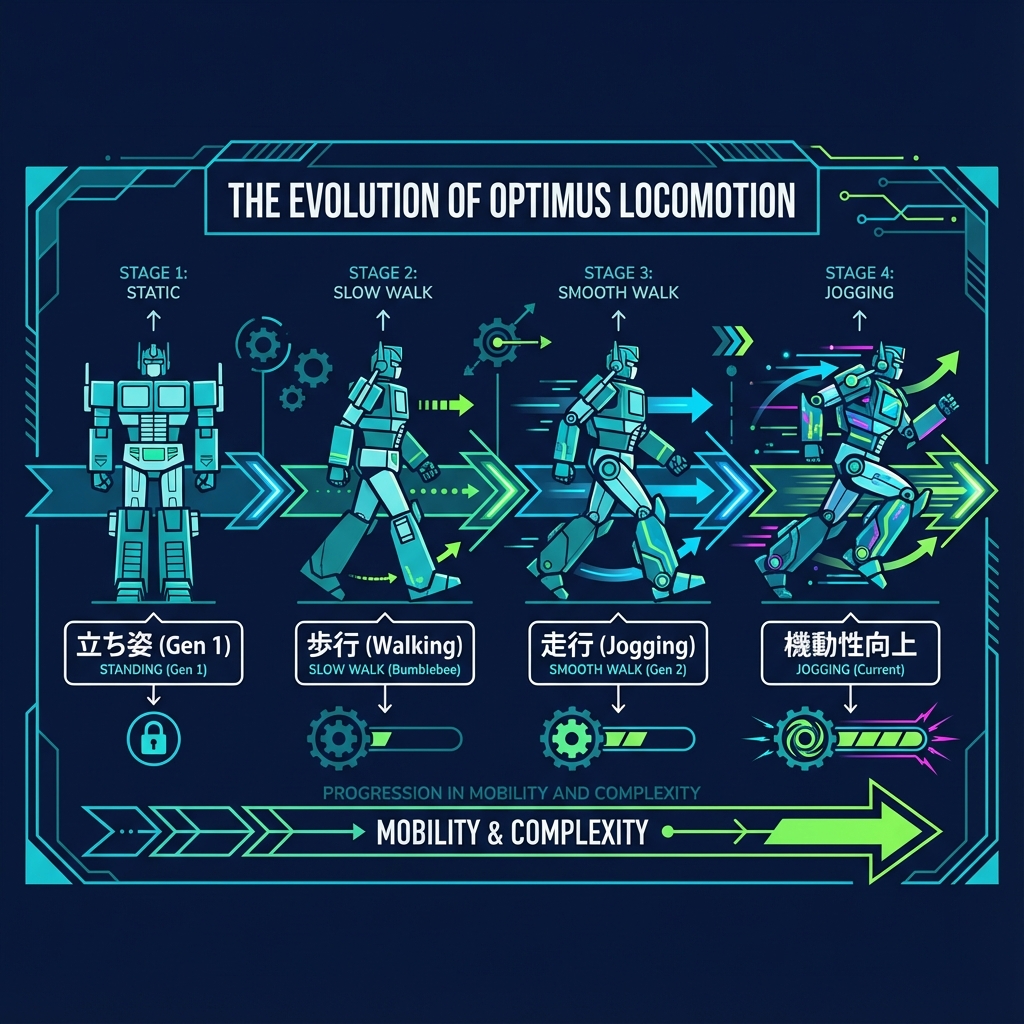 Tesla Optimus Evolution